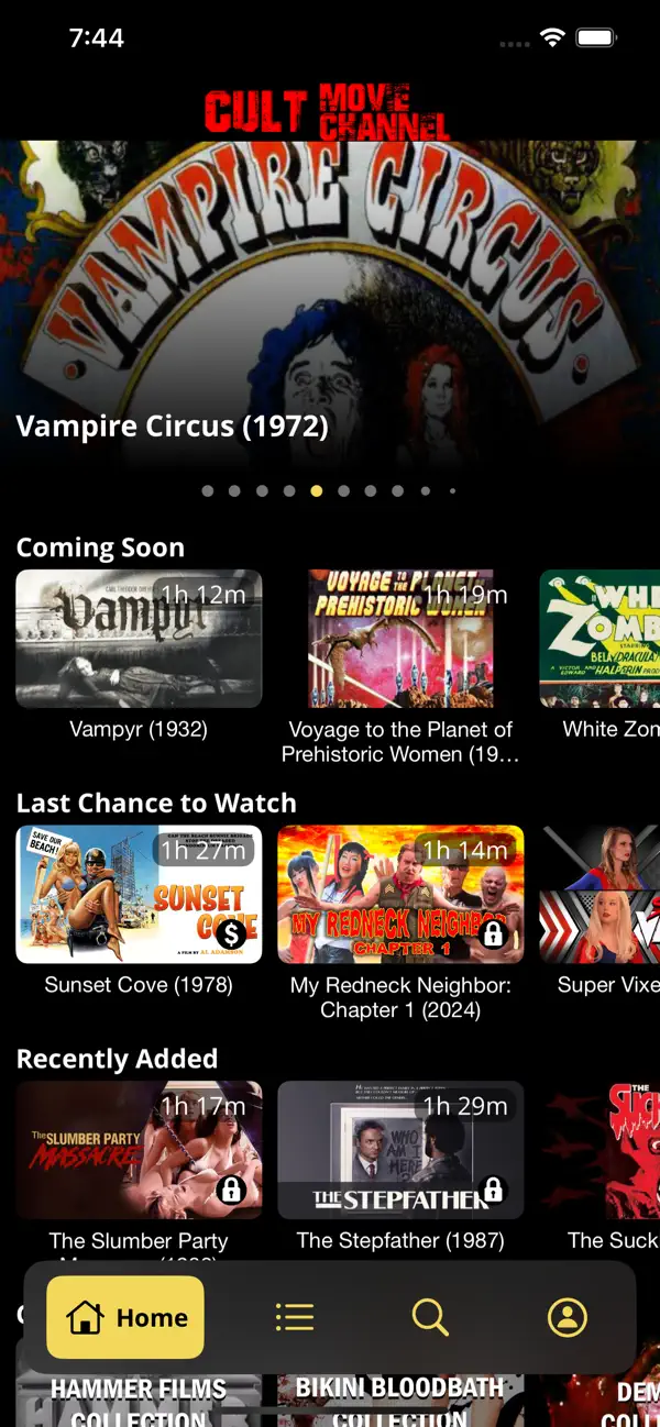Screenshot #1 pour Cult Movie Channel
