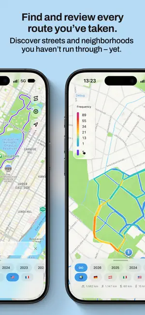 Where did I train: Workout Map screenshot 2