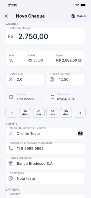 Troca Cheque Fácil screenshot 1