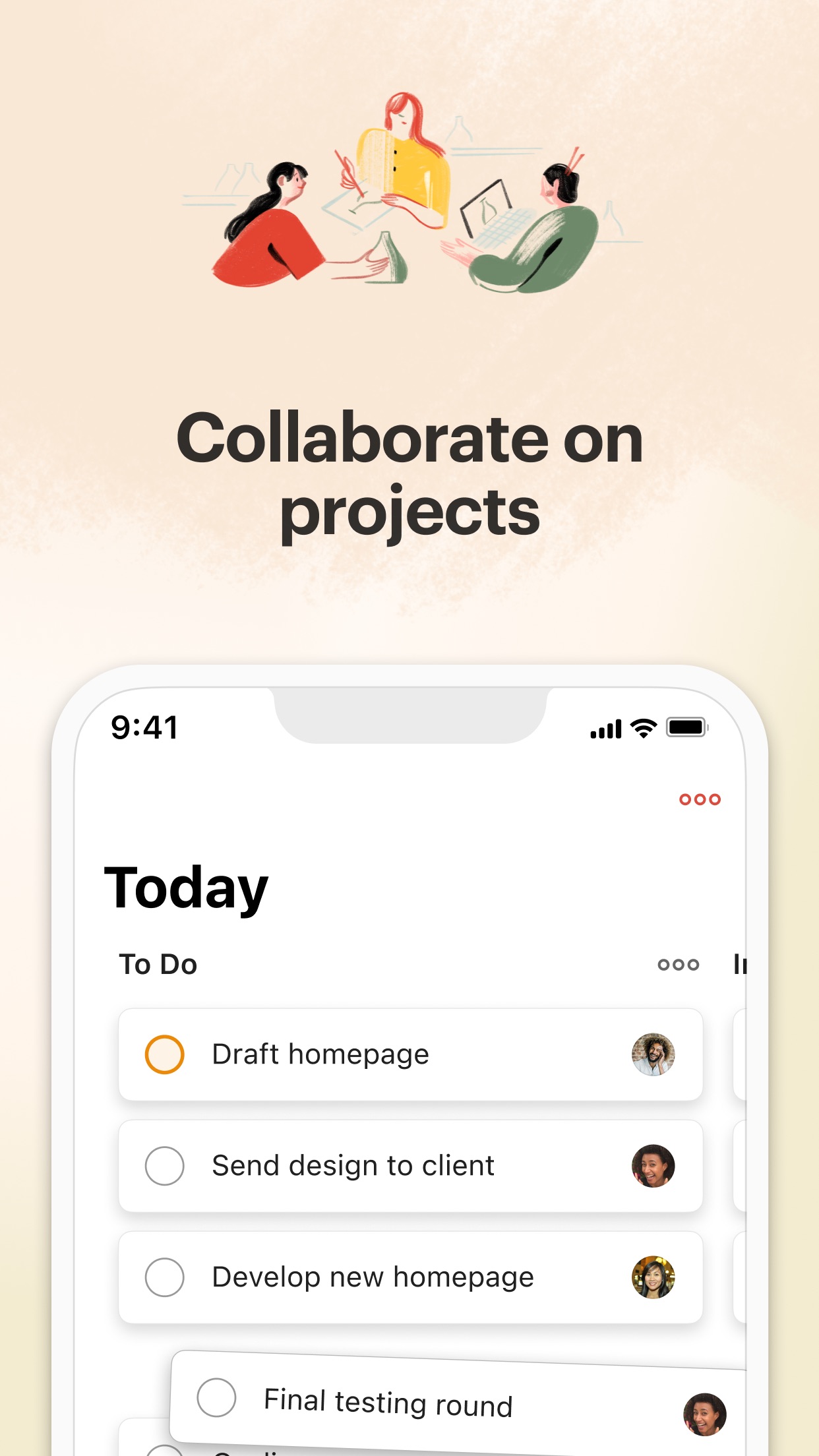 Screenshot do app Todoist: To-Do List & Planner