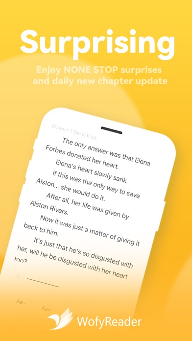 WofyReader-Novels, Stories Screenshot