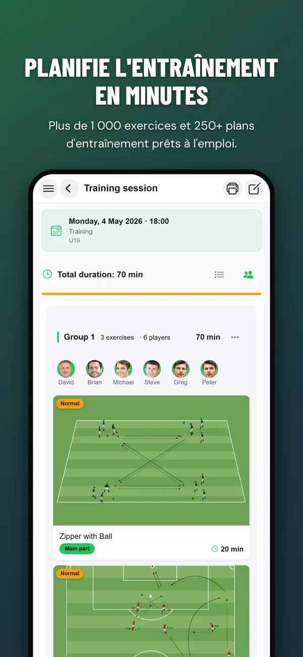 Screenshot #3 pour easy2coach - Team Manager