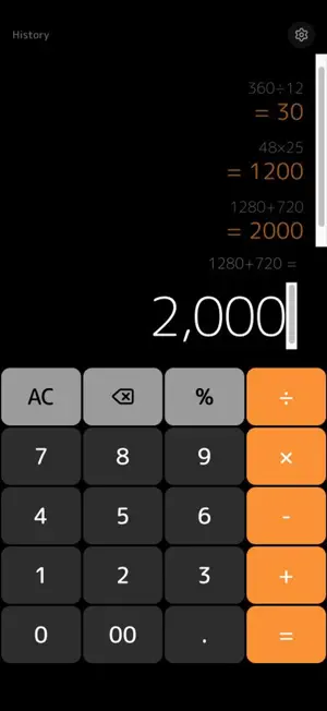 Calculator + Formula & History screenshot 1