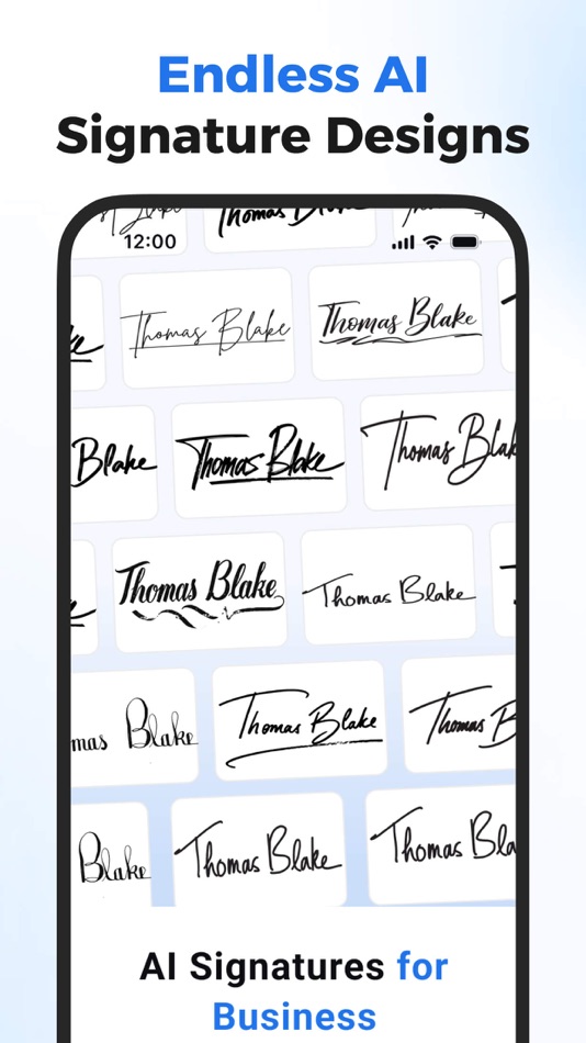 #3. AI Sign: AI Signature Maker (iOS) 由: TOPMUSE PTE. LTD.