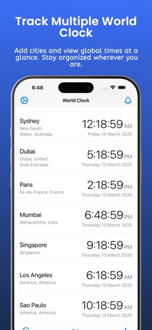 World Clock & Time Converter Screenshot 5 of 5