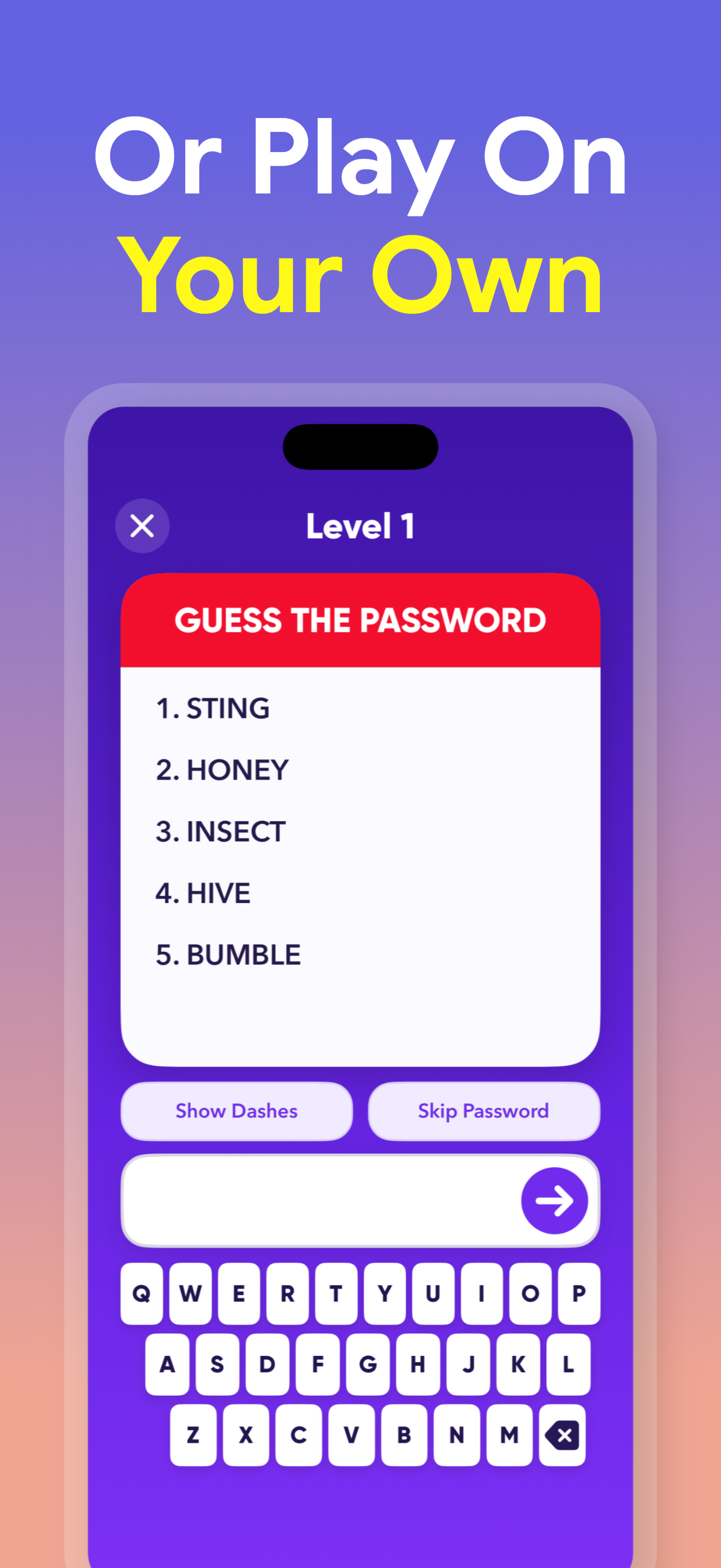 Password Group Party Game screenshot 2