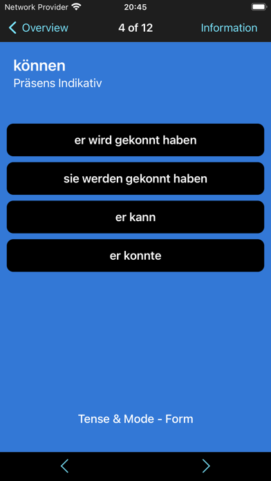 German Verbs & Conjugation Screenshot