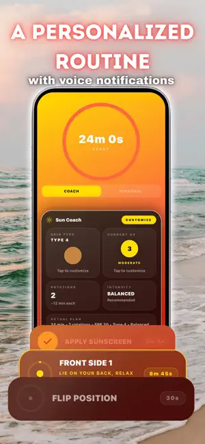 Glowray: UV Tracker & Tanning screenshot 2