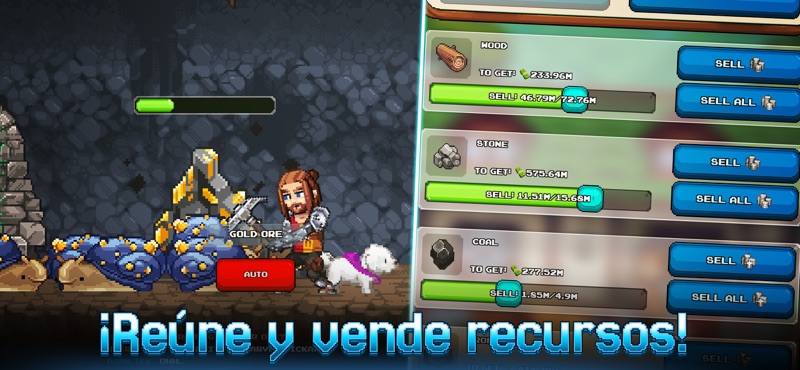 Miners Settlement: Idle RPG screenshot 3