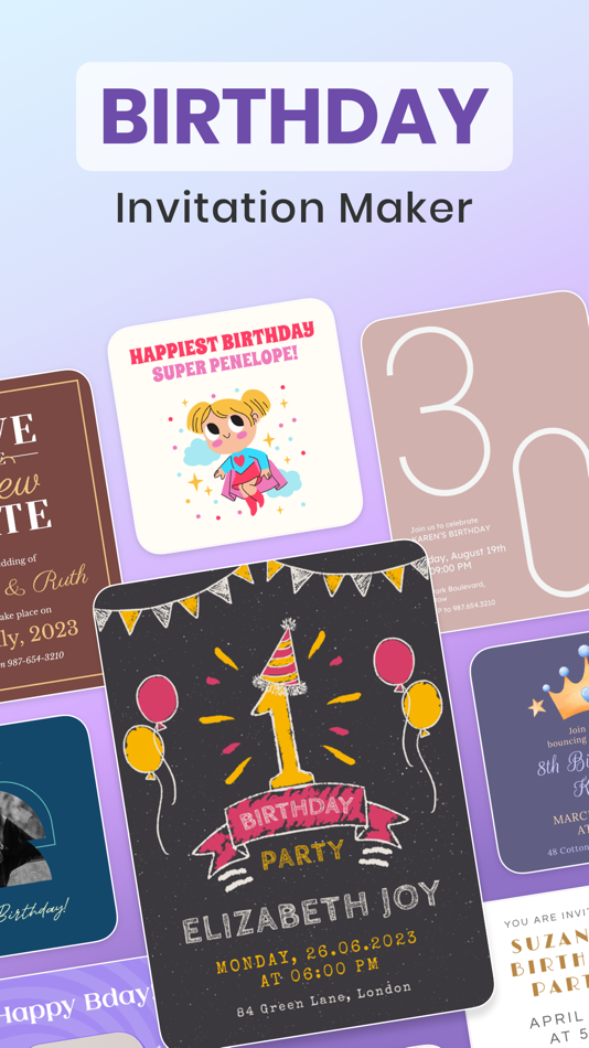 Birthday Invitation Maker ۬ - 1.0.1 - (iOS)