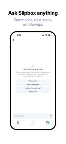 Slipbox | Local AI Note Taker screenshot
