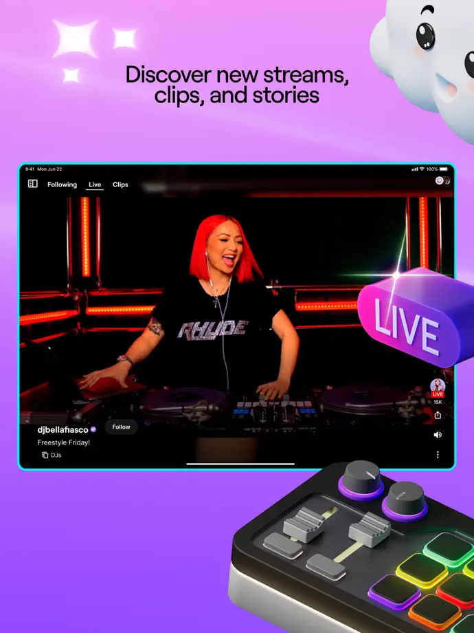 Twitch iPad screenshot 1