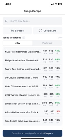 Fuego Comps screenshot
