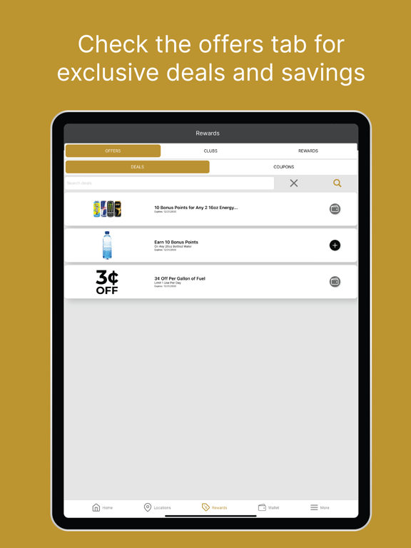 Bull Rewards iPad screenshot 3 - Business app