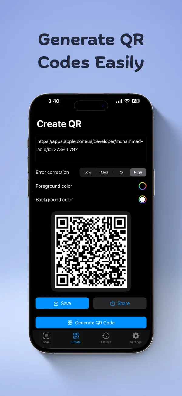 Screenshot #2 pour QR Scanner Pro: QR Code Reader