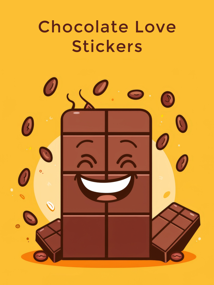 Chocolate Love Stickers