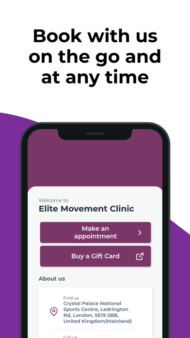 Screenshot #1 pour Elite Movement Clinic