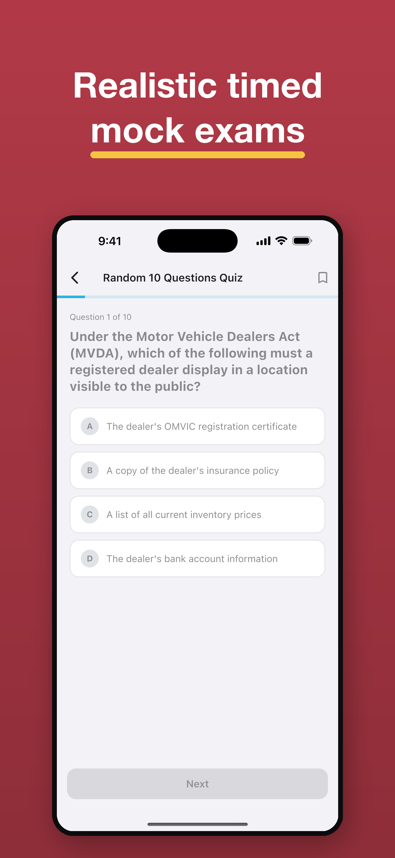 OMVIC Exam Prep screenshot 3