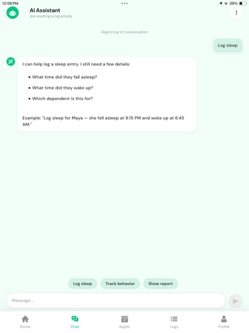 App screenshot
