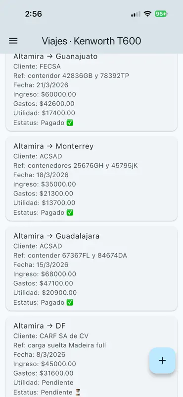 Control Tractocamión screenshot 2 of 9