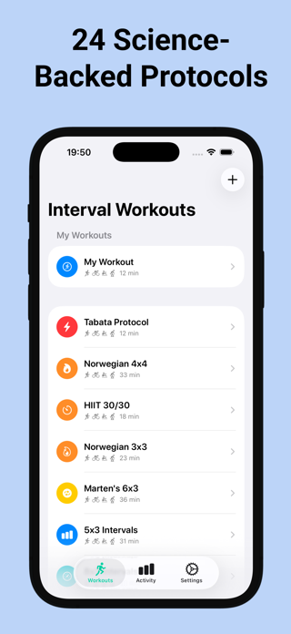 Tabata & HIIT Timer - PEAKVO2 Screenshot 3 of 6