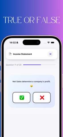 Accounting CPA Quiz Game screenshot