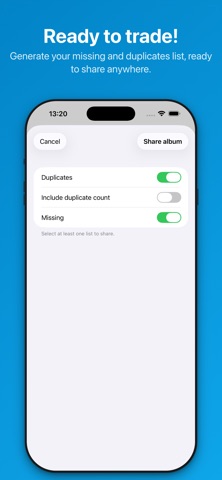 AnyAlbum - Stickers & Cards iPhone screenshot
