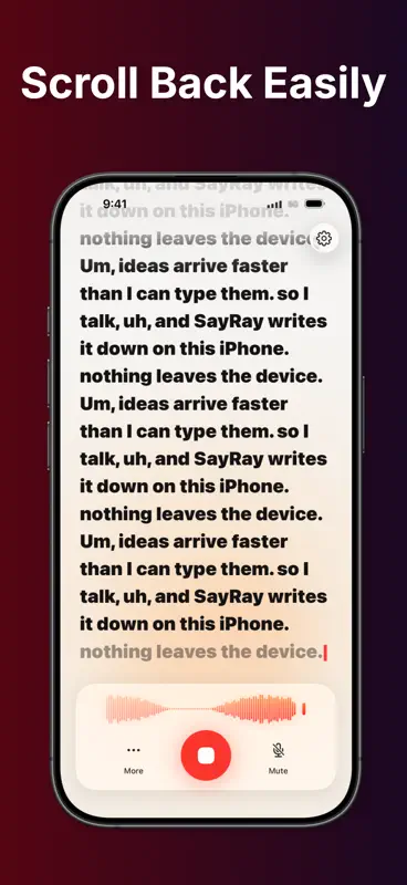 SayRay: Big Text as You Talk screenshot 8 of 8