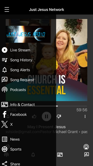Screenshot #2 pour Just Jesus Radio Network