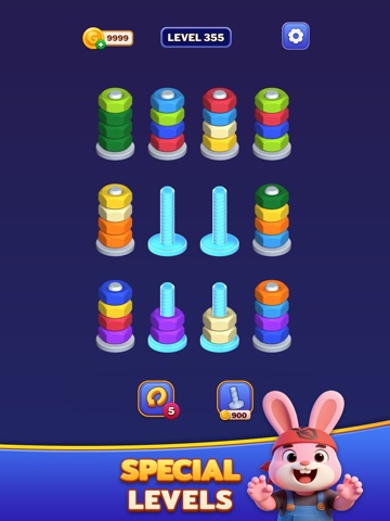 Nuts Spinner - Nut Sort Puzzle iPad screenshot