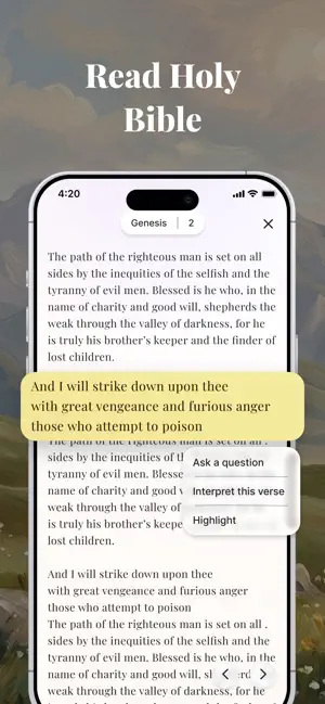 Holy Bible: Scripture Study iPhone screenshot 2