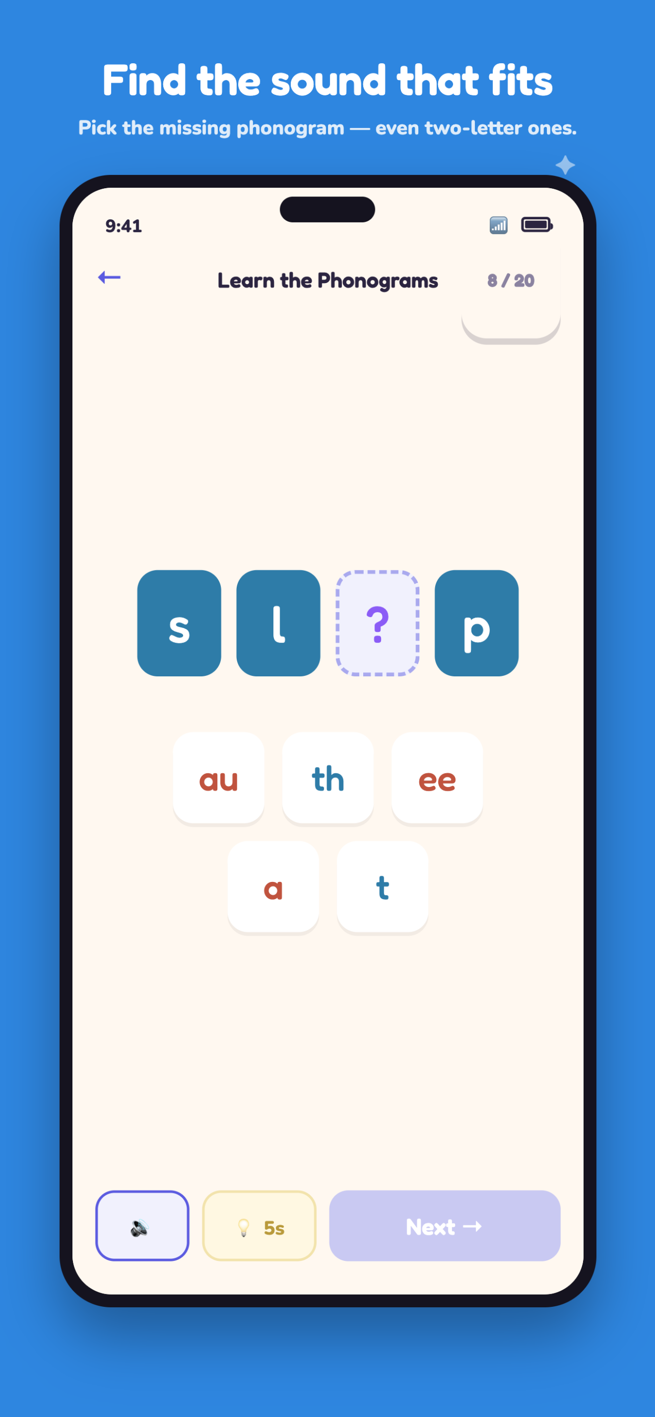 Phonogram Fun: Kids Spelling screenshot 2