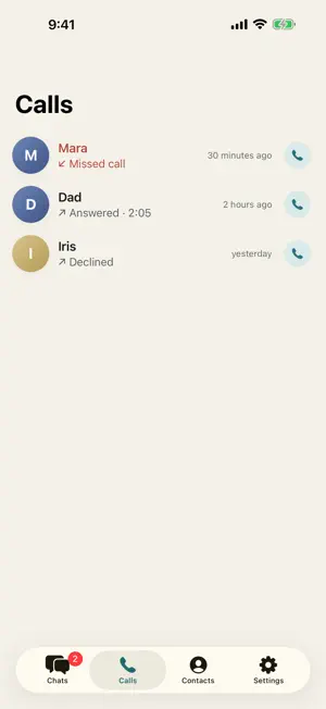 Graf Chat screenshot 3
