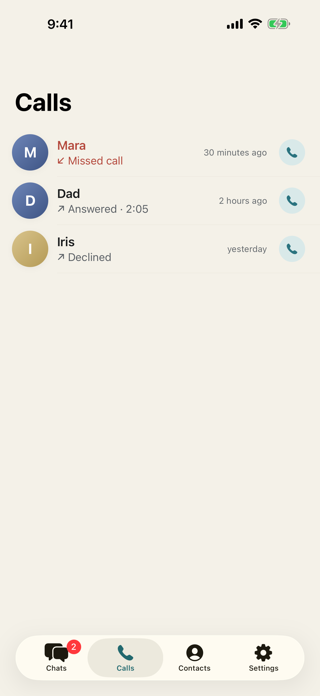 Graf Messenger Screenshot 3 of 4