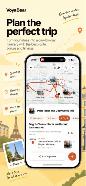 VoyaBear: AI Trip Planner screenshot 1