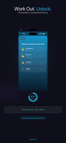 HabitUnlock: Screen Time Screenshot 3 of 10