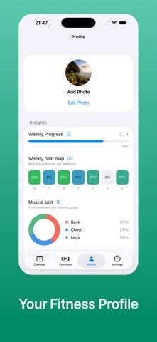 GymNow – Workout Tracker & Log screenshot