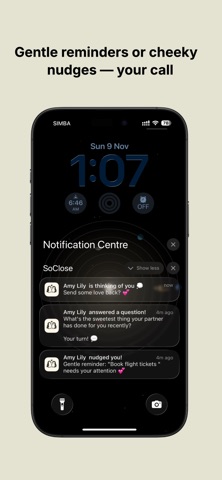 SoClose: Couples app screenshot