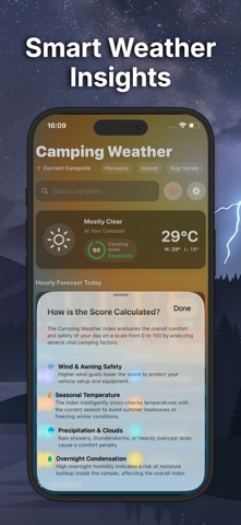 Camping Weather:Forecast, Wind Screenshot 6 of 7