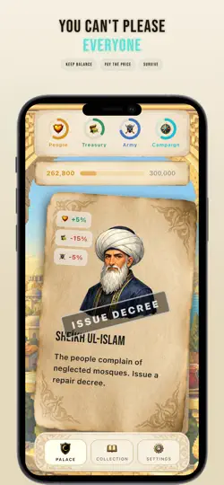 Скриншот Sultan Card: Rule An Empire на iPhone 6