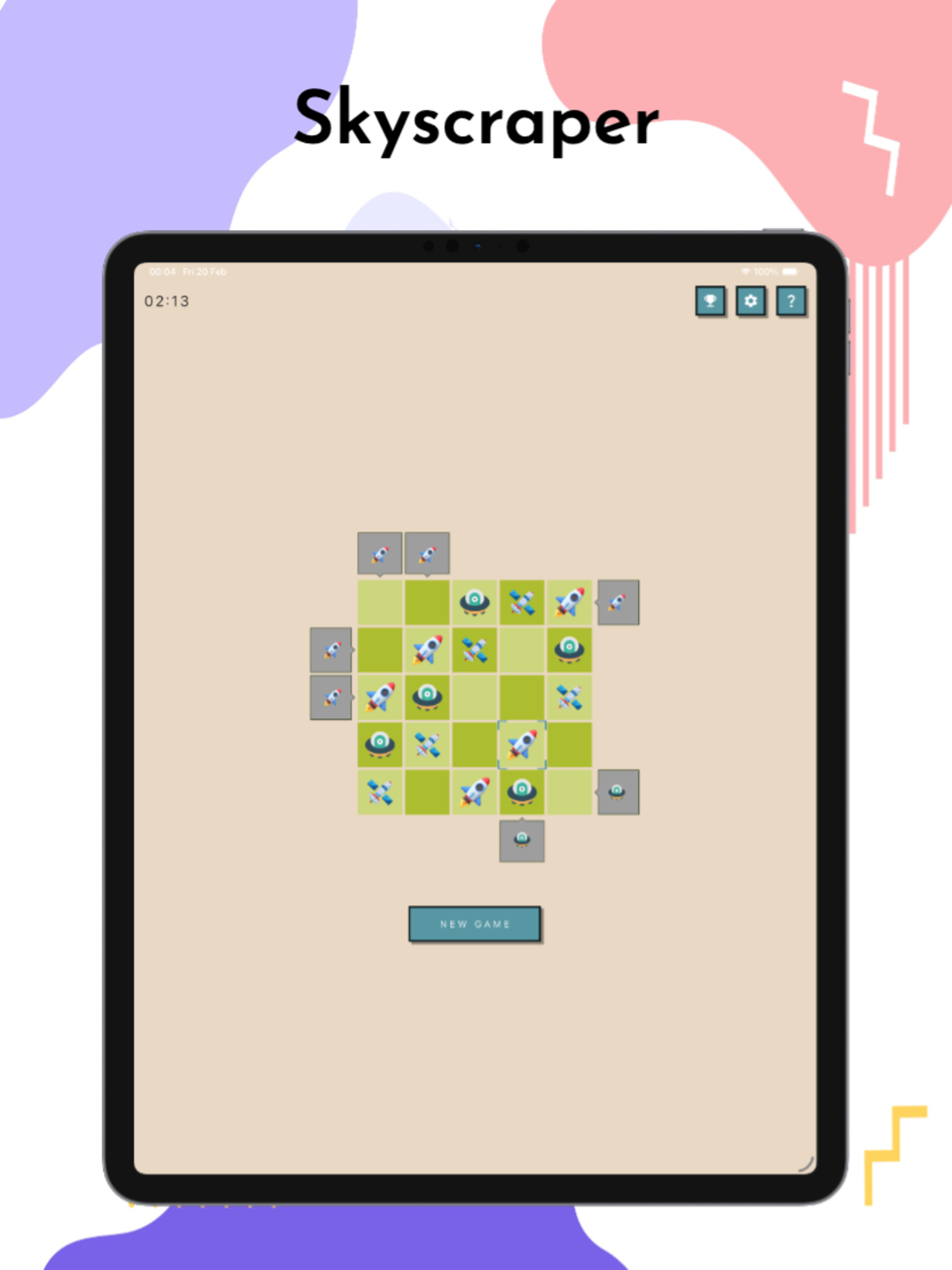 Skyscraper Logic: Modern Grid screenshot 5