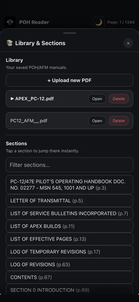 POH Reader screenshot 2
