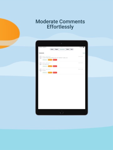 Blogspot for Google Blogger iPad screenshot