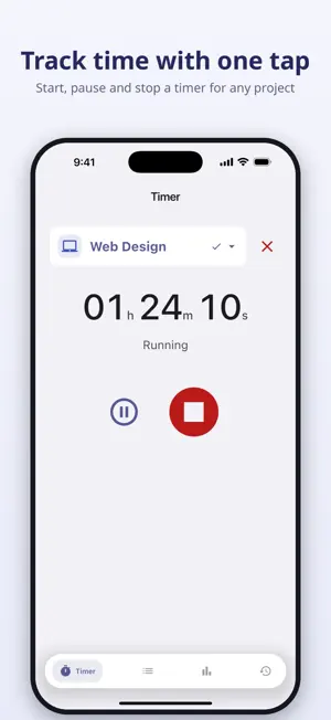 Time Logger Pro screenshot 1