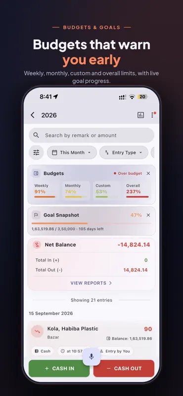 Expenseum: Cash Book & Budget screenshot 2 of 10