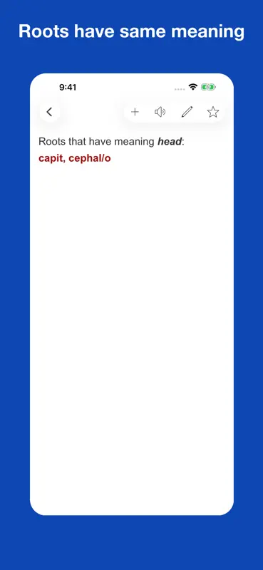 Medical Roots Dictionary screenshot 6 of 10