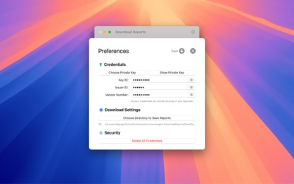 Download Reports screenshot 2