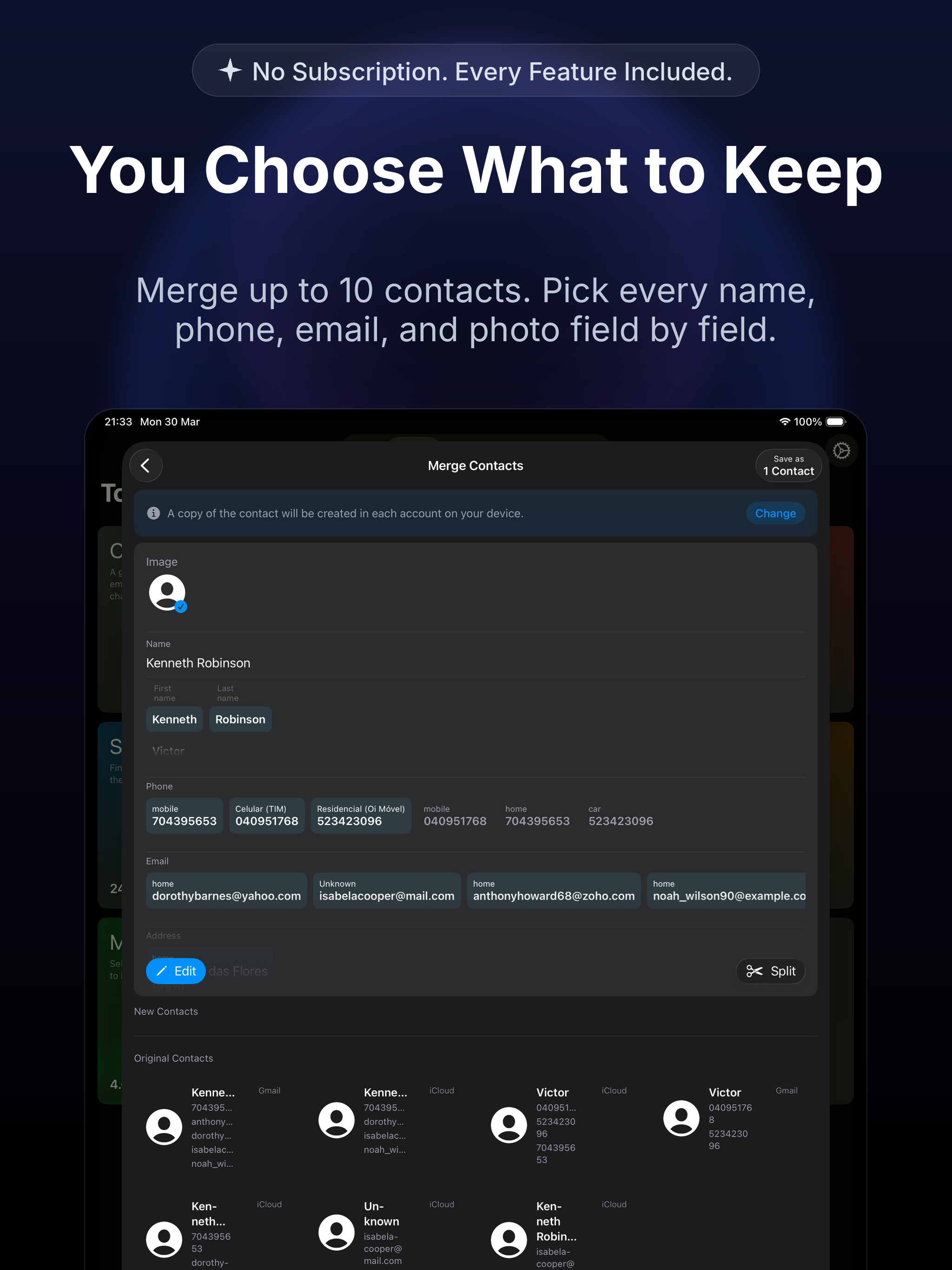 Contaxs - Contacts Cleaner screenshot 15