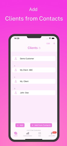 Beauty Salon Management: CRM iPhone screenshot