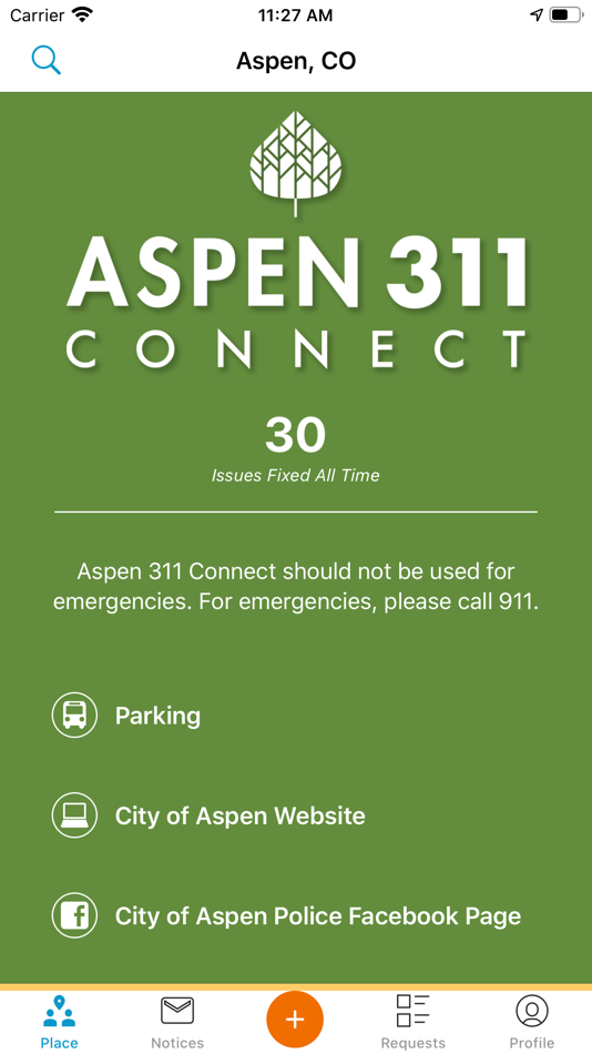 #1. Aspen 311 (iOS) 由: City of Aspen